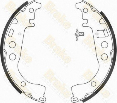 BRAKE ENGINEERING sh2574 -  Комплект тормозных колодок